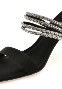 Papuci EPICA negri, 2367, din piele ecologica imagine