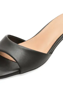 Papuci EPICA negri, 9109, din piele naturala imagine