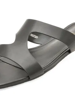 Papuci EPICA negri, 961, din piele ecologica imagine