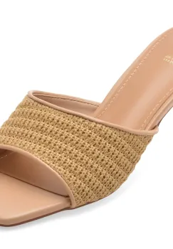 Papuci EPICA nude, 938, din material textil imagine