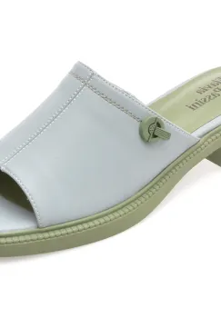 Papuci FLAVIA PASSINI albastri, 1222, din piele naturala imagine