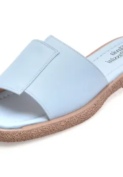 Papuci FLAVIA PASSINI albastri, X8948, din piele naturala imagine