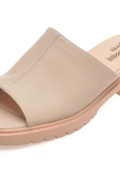 Papuci FLAVIA PASSINI albi, 5280, din piele naturala imagine