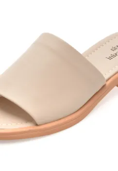 Papuci FLAVIA PASSINI albi, 5398, din piele naturala imagine