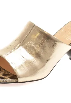 Papuci FLAVIA PASSINI aurii, M1289, din piele naturala imagine
