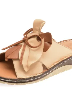 Papuci FLAVIA PASSINI bej, 1320, din piele naturala imagine
