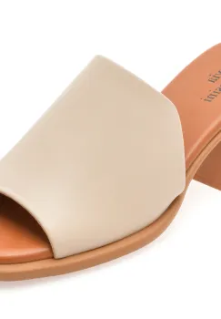 Papuci FLAVIA PASSINI bej, 22069, din piele naturala imagine