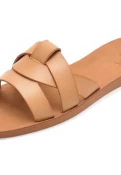 Papuci FLAVIA PASSINI bej, 945, din piele naturala imagine