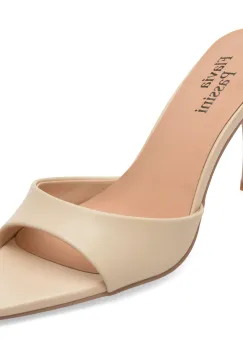 Papuci FLAVIA PASSINI bej, ATH203, din piele naturala imagine