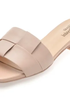 Papuci FLAVIA PASSINI bej, Q2652, din piele naturala imagine