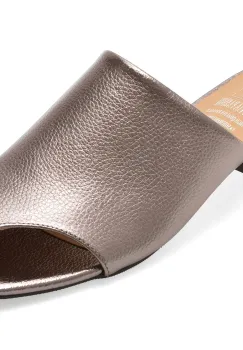 Papuci FLAVIA PASSINI gri, 5S065, din piele naturala imagine