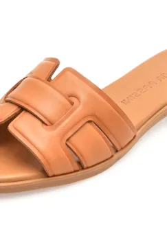 Papuci FLAVIA PASSINI maro, 13176, din piele naturala imagine