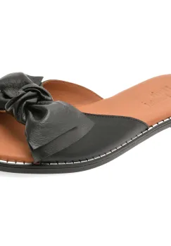 Papuci FLAVIA PASSINI negri, 2921018, din piele naturala imagine