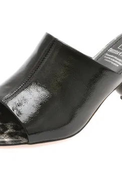 Papuci FLAVIA PASSINI negri, M1289, din piele naturala lacuita imagine
