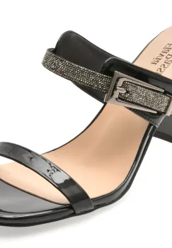 Papuci FLAVIA PASSINI negri, M83, din piele naturala lacuita imagine