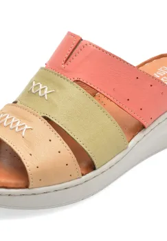 Papuci FLAVIA PASSINI verzi, 2052, din piele naturala imagine