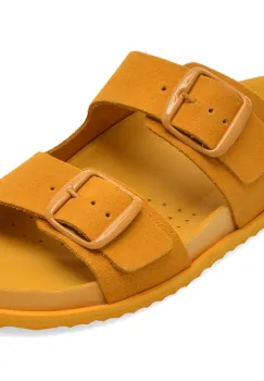 Papuci GEOX, D558RA, din piele intoarsa imagine