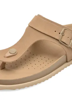 Papuci GEOX gri, D558RB, din piele intoarsa imagine