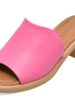 Papuci GOLD DEER fucsia, 22062, din piele naturala imagine