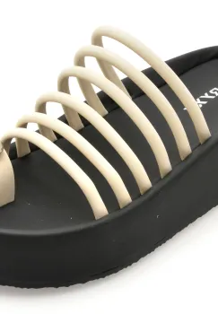 Papuci GRYXX albi, 5305, din piele ecologica imagine