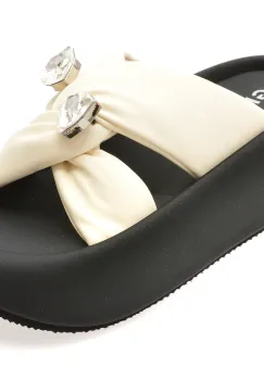 Papuci GRYXX albi, 8826, din piele ecologica imagine