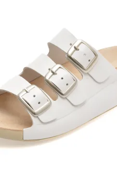 Papuci GRYXX albi, SGP29, din piele naturala imagine