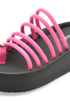 Papuci GRYXX fucsia, 5305, din material textil imagine