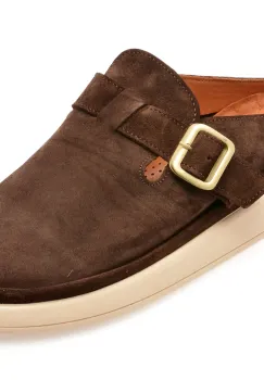 Papuci GRYXX maro, 1371134, din piele intoarsa imagine