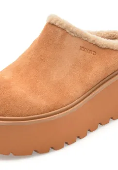 Papuci GRYXX maro, 2072, din piele intoarsa imagine