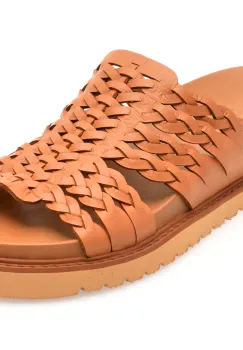 Papuci GRYXX maro, 452209, din piele naturala imagine