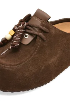 Papuci GRYXX maro, M7351, din piele intoarsa imagine