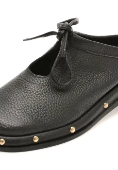 Papuci GRYXX negri, 1766220, din piele naturala imagine