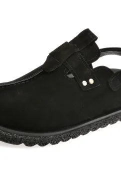 Papuci GRYXX negri, 3432585, din piele intoarsa imagine