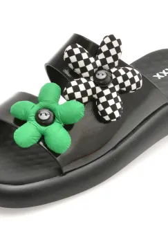 Papuci GRYXX negri, 52252, din piele naturala lacuita imagine