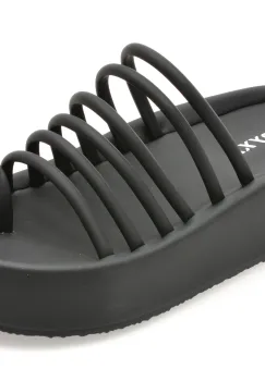 Papuci GRYXX negri, 5305, din piele ecologica imagine