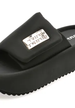 Papuci GRYXX negri, L821, din material textil imagine