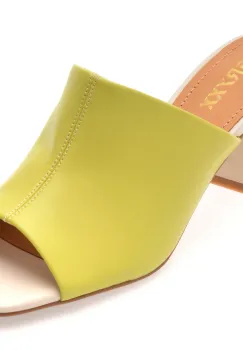 Papuci GRYXX verzi, A212, din piele naturala imagine