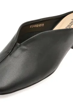 Papuci IMAGE negri, 1720, din piele naturala imagine