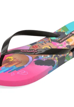 Papuci IPANEMA negri, GRAFFITI V, din pvc imagine