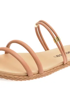 Papuci MOLECA nude, 5452130, din piele ecologica imagine