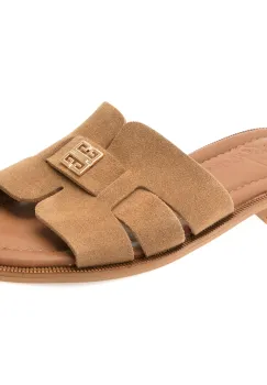 Papuci MOLLY BESSA gri, 5002401, din piele intoarsa imagine