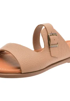 Papuci OZIYS maro, 151, din piele naturala imagine