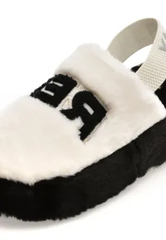 Papuci REPLAY albi, WF3P04S, din material textil imagine