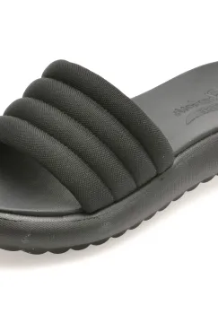 Papuci SKECHERS negri, 119782, din material textil imagine