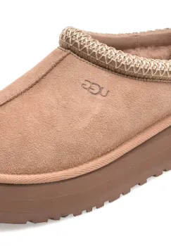 Papuci UGG maro, TAZZ II, din piele intoarsa imagine