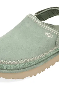 Papuci UGG verzi, GOLDENSTAR MEADOW ACCENT CLOG, din piele intoarsa imagine