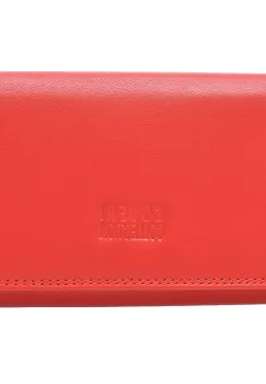 Portofel COVERI COLLECTION rosu, 408155, din piele naturala imagine