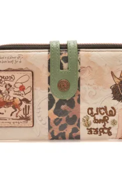 Portofel JANET DENESE multicolor, 24, din piele ecologica imagine