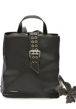 Rucsac DESIGUAL maro, SAKP11, din piele ecologica imagine