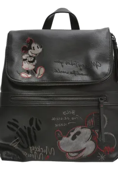 Rucsac DESIGUAL negru, WAKP07, din piele ecologica imagine